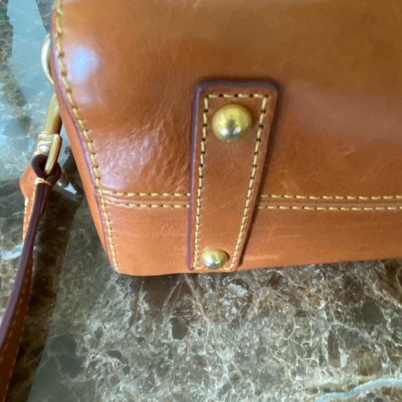 Dooney & Bourke FLORENTINE LEATHER LINED NATURAL Leather Bag - Picture 2 of 8